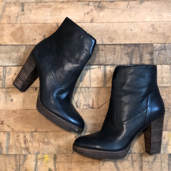 Lucky Brand Shoes - Lucky Brand Queys Black Platform Ankle Boots